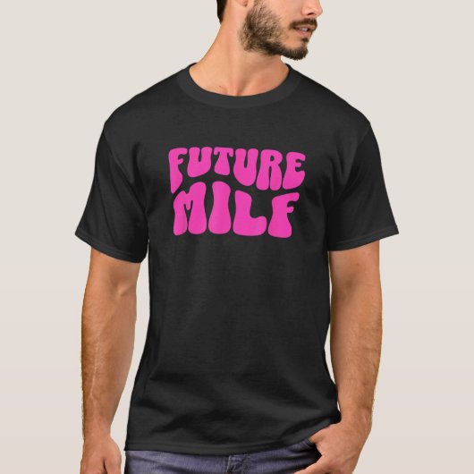 フューチャーMILFレトログルーヴィスタイル Tシャツ (正面)