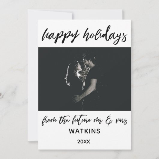 フューチャーMr. & Mrs.からのホリデーシーズン シーズンカード (正面)