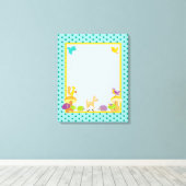 フューリーウッドランド16x20キャンバス子供部屋アート キャンバスプリント (インサイチュ (ウッドフロア))