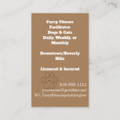 フューリーフィットネスファシリテーターロサンゼルスQRコード 名刺 (裏面)