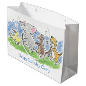 フューリーフレンズコンガ抱き枕 ラージペーパーバッグ (裏面アングル)