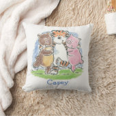 フューリーフレンズトリオキッズクッション クッション (ブランケット)