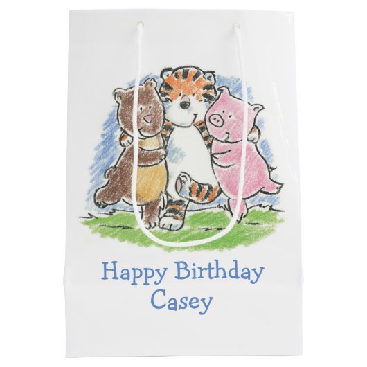 フューリーフレンズトリオミディアム抱き枕 ミディアムペーパーバッグ (裏面)