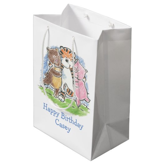 フューリーフレンズトリオミディアム抱き枕 ミディアムペーパーバッグ (裏面アングル)