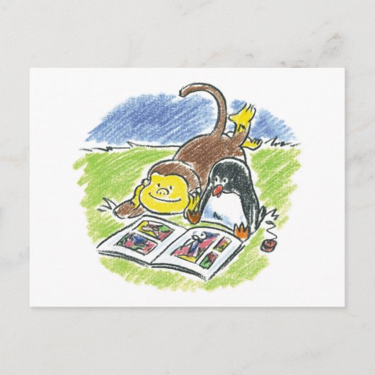 フューリーフレンズ漫画ブックポストカード ポストカード (正面)