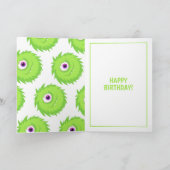 フューリーモンスターパープル誕生日 カード (内部)