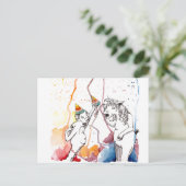 フュールイーインホーナーウントイーインホルンファン ポストカード (スタンド正面)