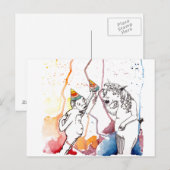 フュールイーインホーナーウントイーインホルンファン ポストカード (正面/裏面)