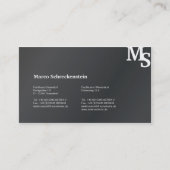 フュールコーシュウントフードスタイリヒ 名刺 (正面)