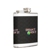 フユニークロスタイリッシュスクデザイン フラスク (右)