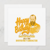 フョードル・ドストエフスキー - 幾何学的なエレガントスタイル (正面/裏面)