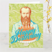 フヨドルドストエフスキー – ハッピーバースデー カード (黄色い花)