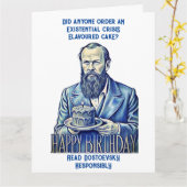 フヨドルドストエフスキー – ハッピーバースデー カード (黄色い花)