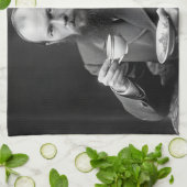 フヨドルドストエフスキー – 紅茶おもしろい引用文 キッチンタオル (折り畳み)