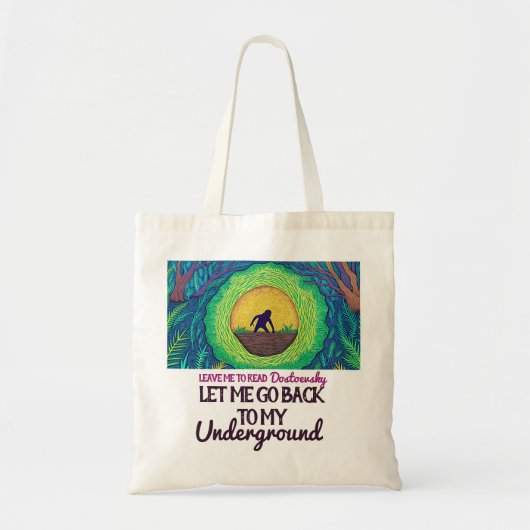 フヨードドストエフスキーザアンダーグラウンドマン トートバッグ (正面)