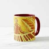 フヨードドストエフスキー引用文ロシアの作家 マグカップ (正面右)