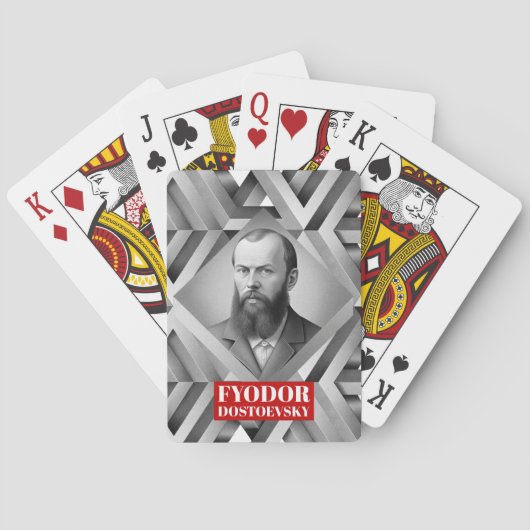 フヨードドストエフスキー – 幾何学的エレガントスタイル トランプ (裏面)