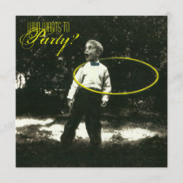 フラおけ屋のパーティの招待状 招待状