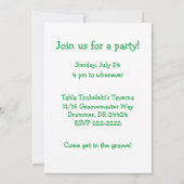 フラおもしろいピグルアウ(ハワイ式宴会)ハワイアンパーティの招待状 招待状 (裏面)