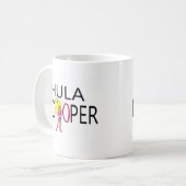 フラのおけ屋の女の子 コーヒーマグカップ (正面左)