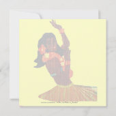 フラのアロハルアウ（ハワイ式宴会）のブライダルシャワー 招待状 (裏面)