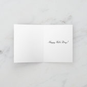 フラのサンタのメッセージカード シーズンカード (内部)