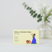 フラのダンサーの名刺 名刺 (スタンド正面)