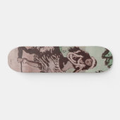 フラのフラ女の子 スケートボード (横)