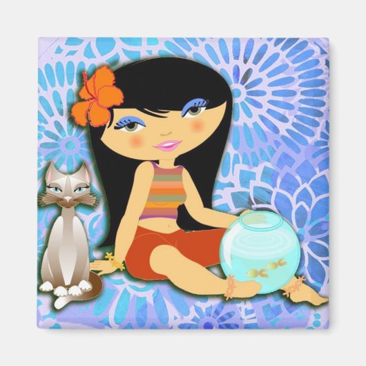 フラは純粋に冷静である マグネット (正面)