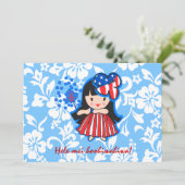 フラアメリカーナフラガール愛国的招待状 招待状 (スタンド正面)