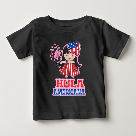 フラアメリカーナ乳児&トドラーTシャツ ベビーTシャツ (正面)