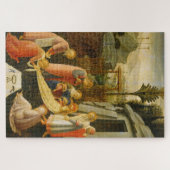 フラアンジェリコによるキリスト1450の埋葬 ジグソーパズル (横)