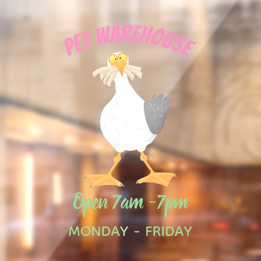 フライおもしろいトのフランスのカモメ ウィンドウサイン (シート2)