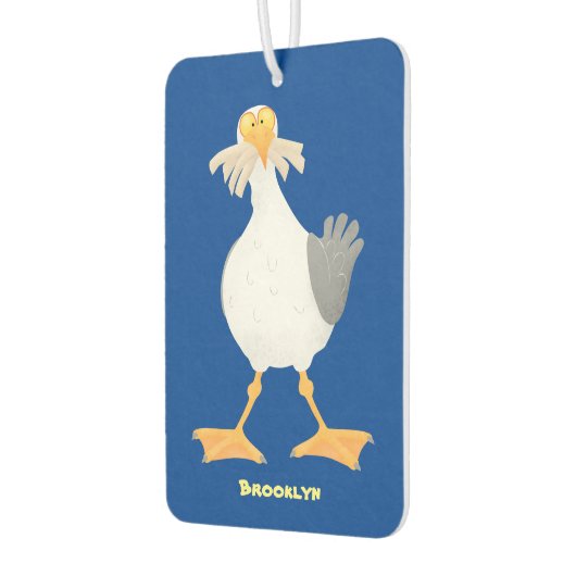 フライおもしろいトのフランスのカモメ カーエアーフレッシュナー (左)