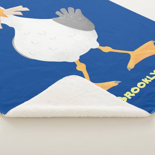 フライおもしろいトのフランスのカモメ シェルパブランケット (3/4)