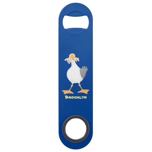 フライおもしろいトのフランスのカモメ スピード栓抜き (正面)