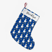 フライおもしろいトのフランスのカモメ スモールクリスマスストッキング (正面 (吊り時))