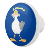 フライおもしろいトのフランスのカモメ セラミックノブ (右)