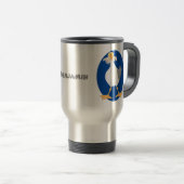 フライおもしろいトのフランスのカモメ トラベルマグ (正面右)