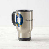 フライおもしろいトのフランスのカモメ トラベルマグ (正面左)