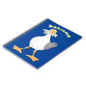 フライおもしろいトのフランスのカモメ ノートブック (左側)