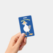 フライおもしろいトのフランスのカモメ バッジ (手持ち)