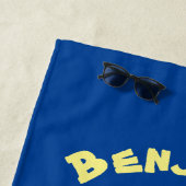 フライおもしろいトのフランスのカモメ ビーチタオル (インサイチュ)