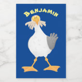 フライおもしろいトのフランスのカモメ フードラベル (シングルラベル)