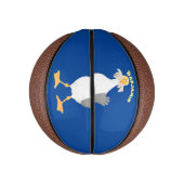 フライおもしろいトのフランスのカモメ ミニバスケットボール (縦)