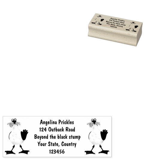 フライおもしろいトのフランスのカモメ ラバースタンプ (押印)