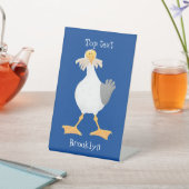 フライおもしろいトのフランスのカモメ 台座サイン (インサイチュ)