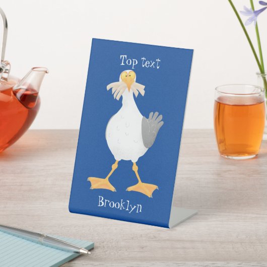 フライおもしろいトのフランスのカモメ 台座サイン (インサイチュ)