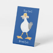 フライおもしろいトのフランスのカモメ 台座サイン (正面)