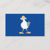 フライおもしろいトのフランスのカモメ 名刺 (裏面)